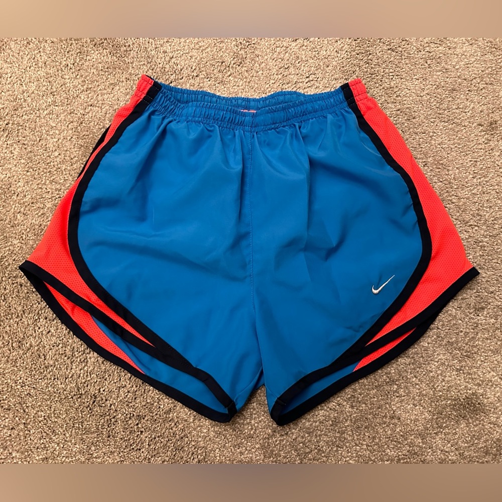 blue nike shorts